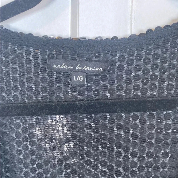 Urban Behavior Black Sleeveless Mini Dress - large - Picture 2 of 6